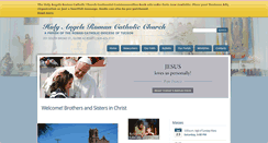 Desktop Screenshot of holyangelscatholicchurchglobe.org