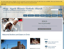 Tablet Screenshot of holyangelscatholicchurchglobe.org